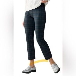 Sanctuary Carnaby Kick Crop Pants In Blue Moon Plaid